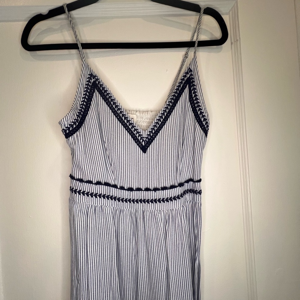 Striped Spaghetti Strap Dress